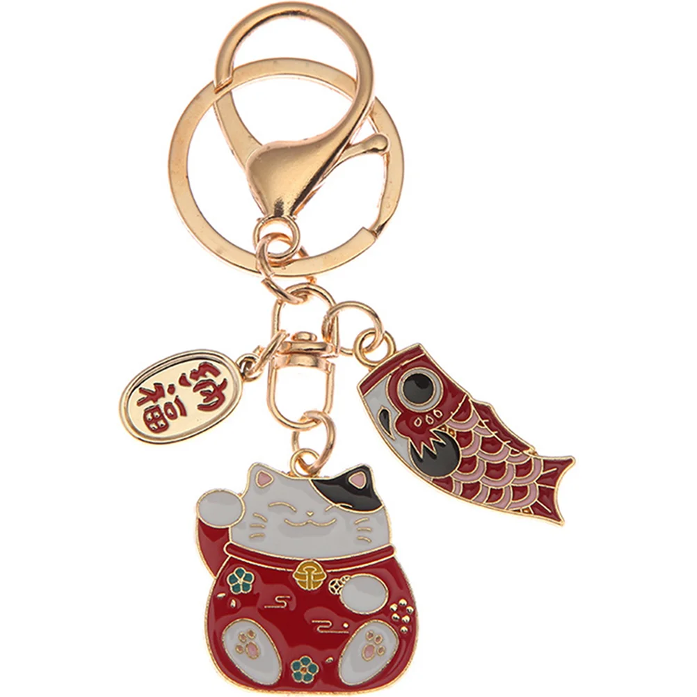 

Keychain Locket Accessories Animal Japanese Chains Women Zinc Alloy Miss Backpack Bag Holder