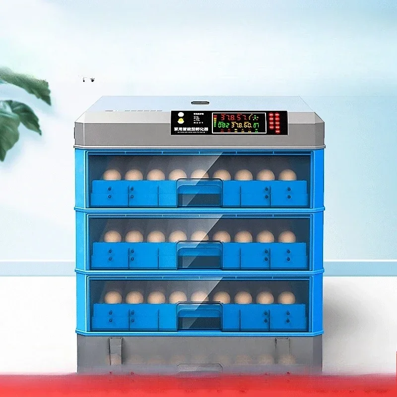 For Chicken Duck Quail Eggs Transparent Lid Hatching Machine Automatic Compact Size Intelligent Control Poultry New Arrival