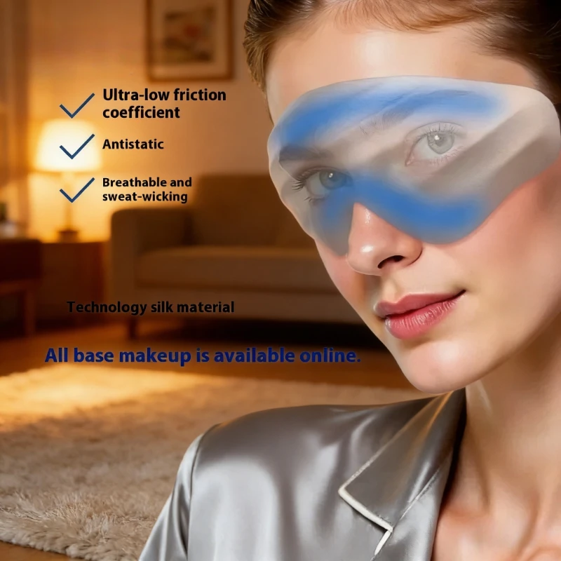 Antifaz para Dormir 3D Estereoscópico, Ayuda para Dormir Ajustable y Portátil, Antifaz de Oscurecimiento Total para la Salud del Sueño y Relajación en Casa u Oficina