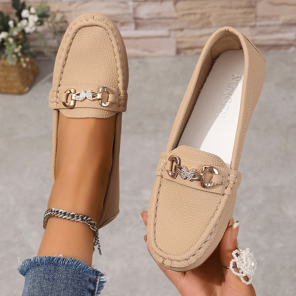 Comfort Slip-On Mary Jane Loafers 6