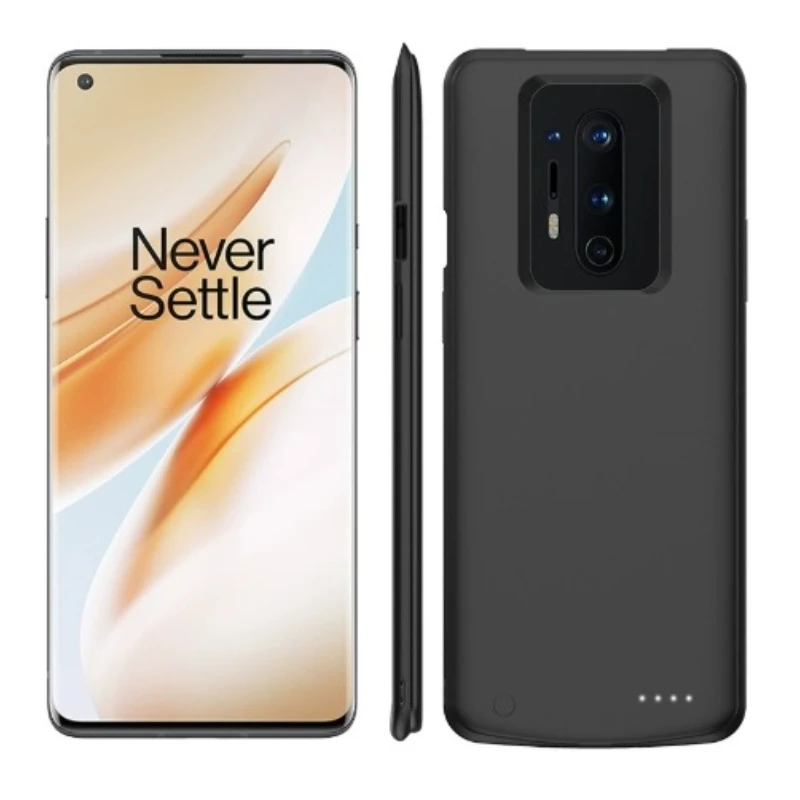 10000mAh for Oneplus 8/8Pro 8T Battery Case Silm External Battery Charger Case with Back Battery Powe Cover