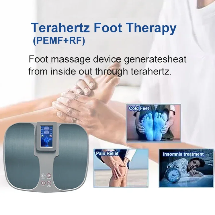 2025 Newest Home Health Foot Therapy terahertz p 90 p 100 foot pe-mf terahertz therapy device