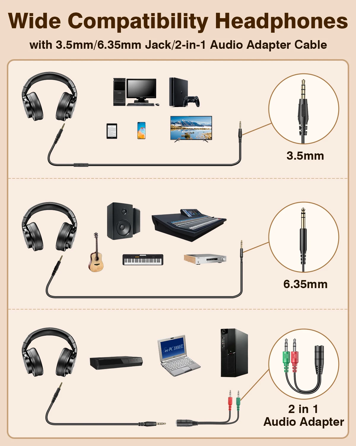 سماعات رأس جديدة سلكية احترافية Studio Pro 50 DJ مع ميكروفون فوق الأذن وشاشة استوديو عالية الدقة سماعة رأس للموسيقى