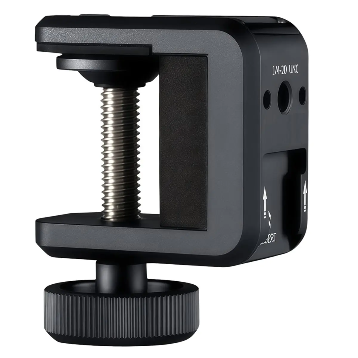 DT75BG New Photography C Clamp, Adjustable Clamp for Desktop Mount Holder Camera Hot Shoe with 1/4