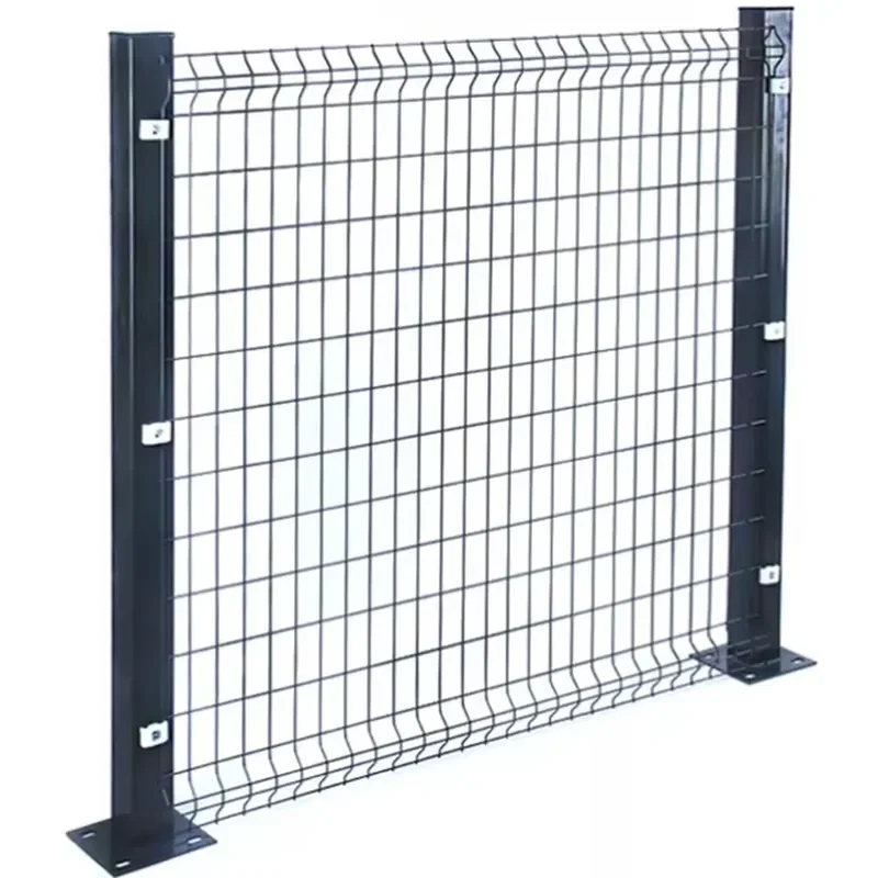 3D Curved Welded Steel Mesh Fence Panels With Posts And Gates For Outdoor Security Protection