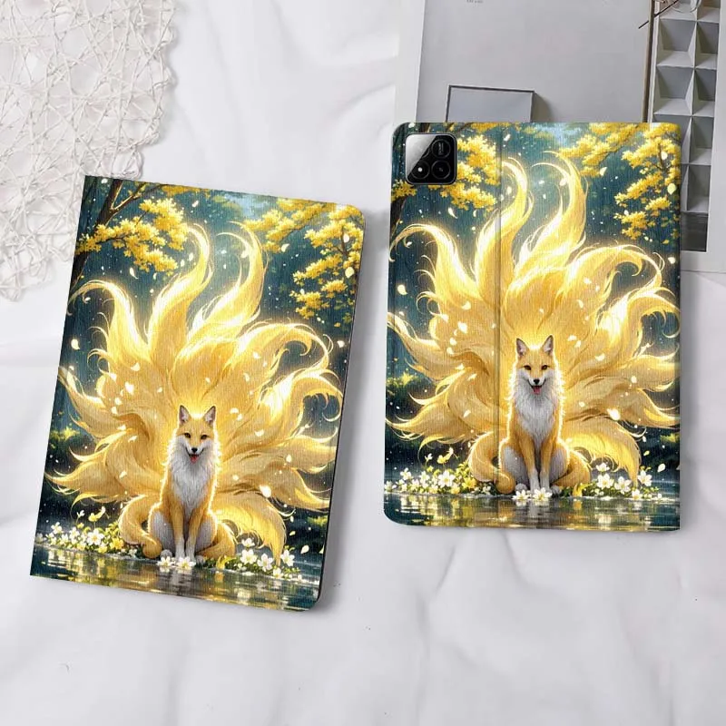 Anime Nine Tailed Fox For Xiaomi Redmi Mi Pad 4 5 6 7 8 K SE Mini Pro Plus Max 10.1 11.2  inch Tablet Case
