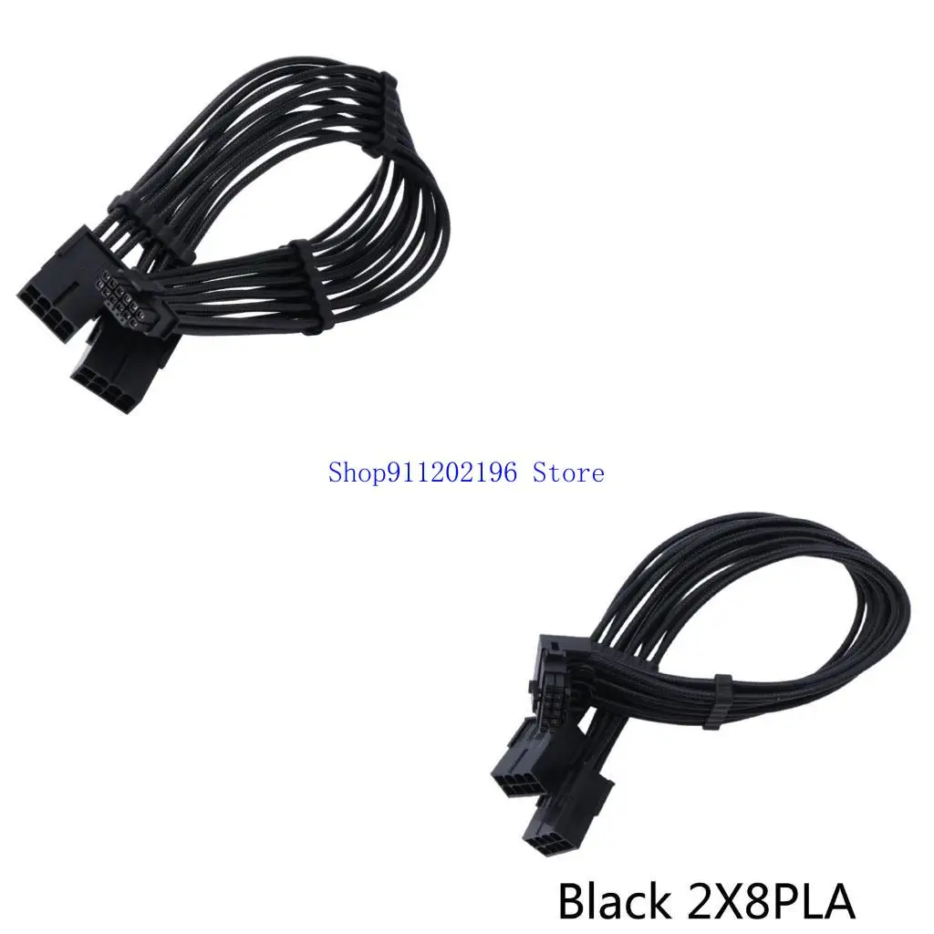 

P82A Robust CPU 8Pin Female to 12VHPWR PCIE 5.0 16Pin Video Card Cable for RTX4080