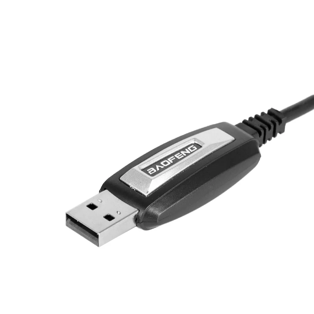 USB Programming Cable for Baofeng UV-5R UV-82 BF-888S - Easy PC Connection, Driver CD Included, K Port