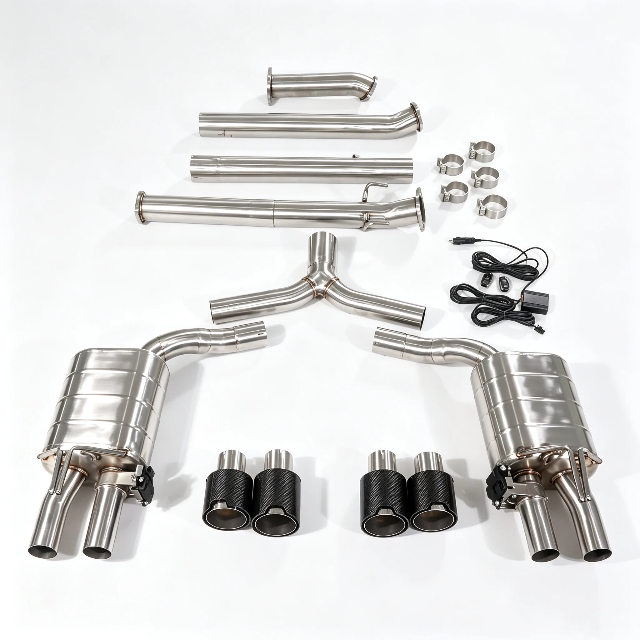 Exhaust Catback Pipe For Hyundai Sonata DN8 N Line 2.5T 2021-2024 G4KP Stainless Steel 4 Tip Muffler Performance Exhaust pipe