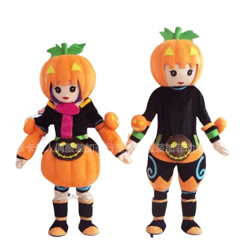 

Halloween Pumpkin Mascot Costume Vegetables Theme Mascot Costume Adult Cartoon Fancy Dress for Carnival Masquerade