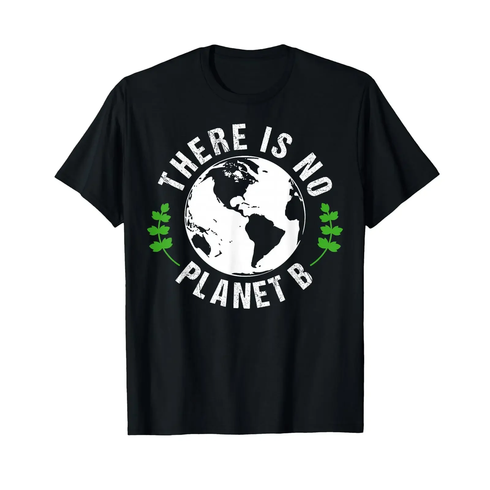 There is no Planet B environmental protection nature green future t shirt vintage Washed Top For Everyday Wear fashion Soft