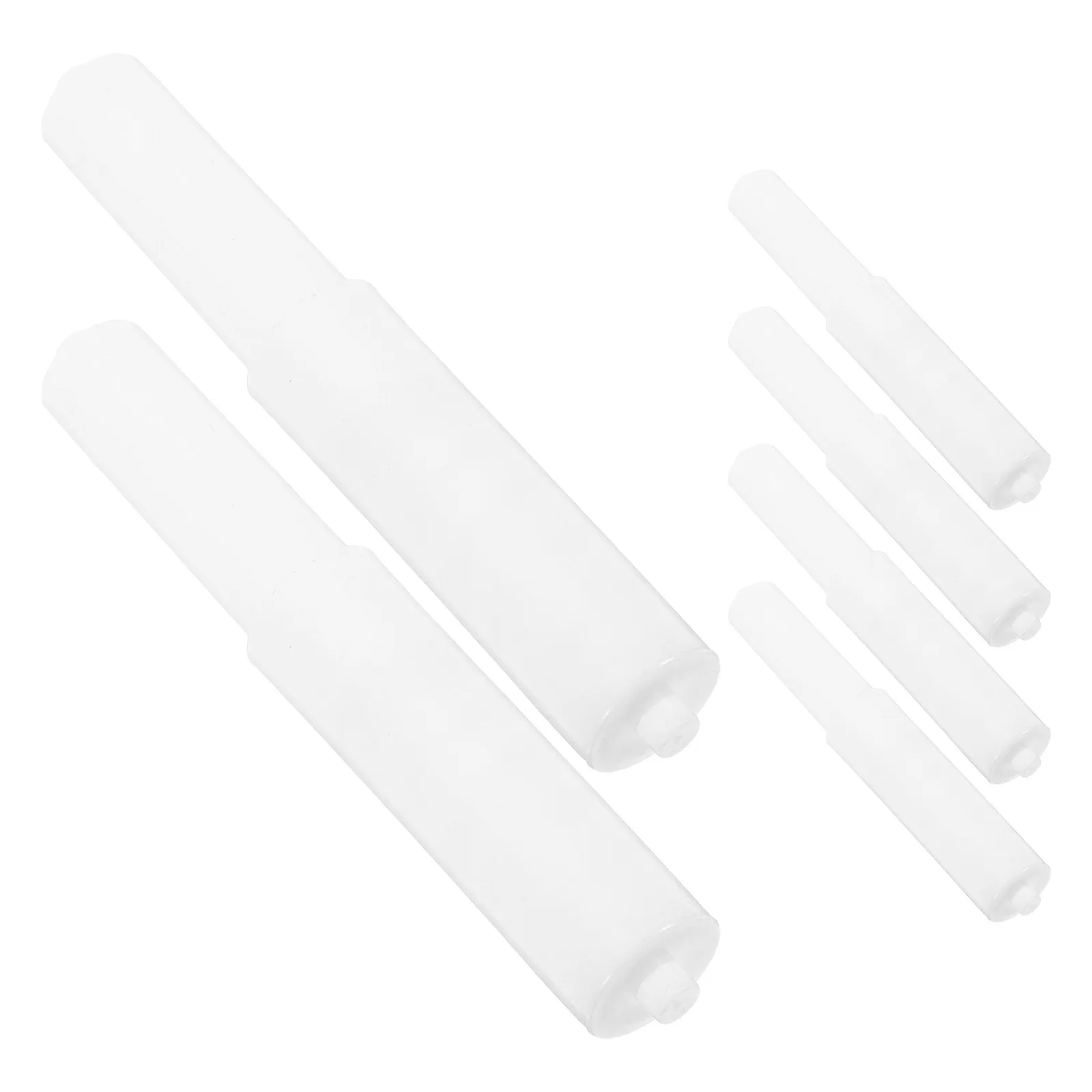 6Pcs Toilet Paper Holder Roller Replacement Rod Retractable Spring Loaded Insert for Bathroom Tissue Roll Holder
