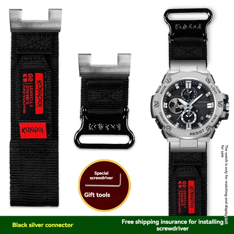 Nylon Watch Band for Casio G-SHOCK GST-B100