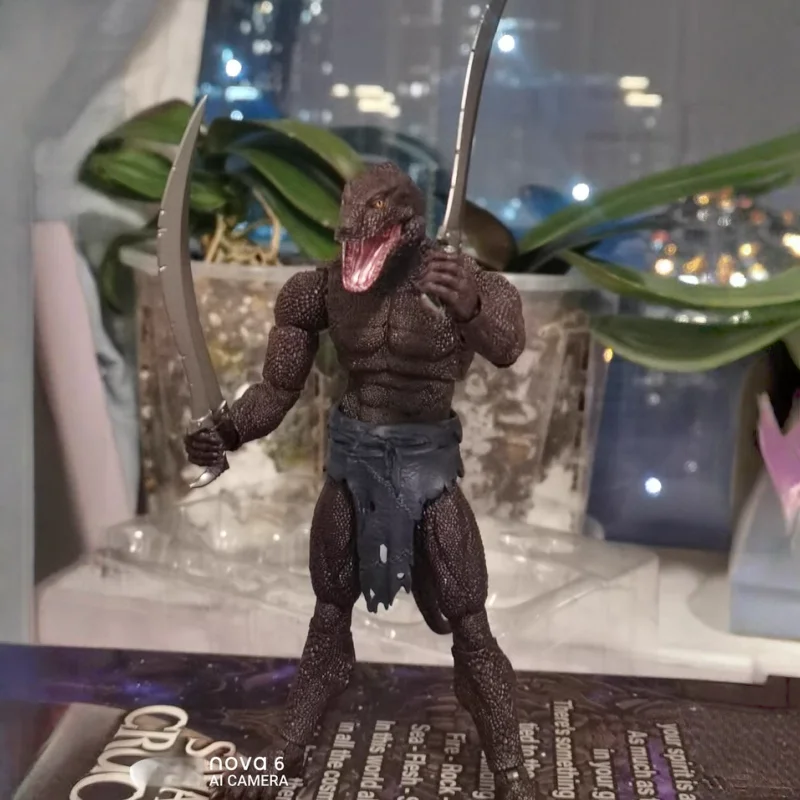 

В наличии Фигурка HS Studio Savage Furnace Lizardman 1/12 — модель RPG с высокой шарнировкой в стиле фэнтези для коллекционеров D&D