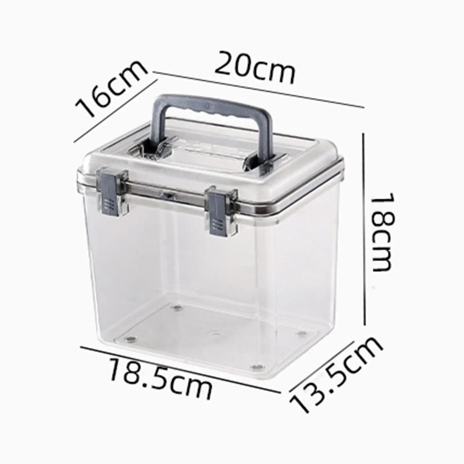 Camera Protective Case with Handle Transparent Waterproof Dry Box Accessories for Slr Camera