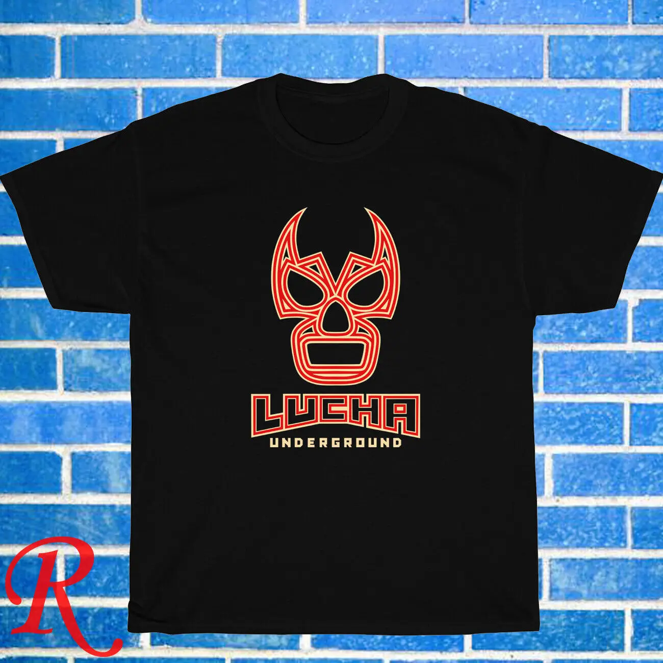 Футболка унисекс Lucha Underground с логотипом черного/серого цвета