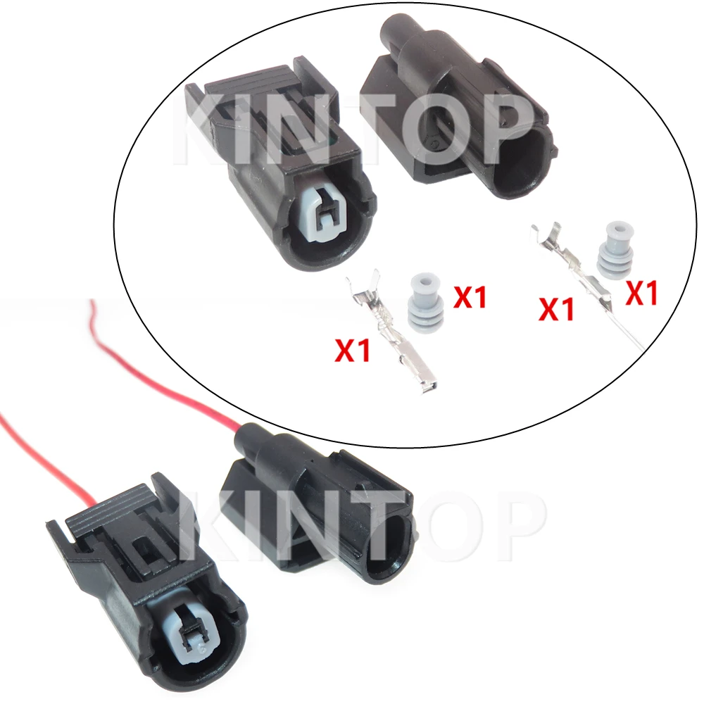 1 Set 1 Pins Auto Cold Air Pump Electric Wire Socket AC Assembly For Honda 6189-0940 6188-0657 Air Conditioner Compressor Plug