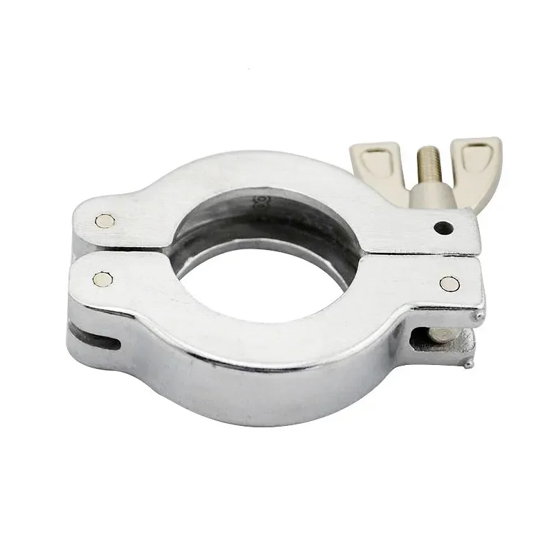 

KF25 quick locking pipe clamp, aluminum triple clamp vacuum flange joint (without centering bracket and O-ring),