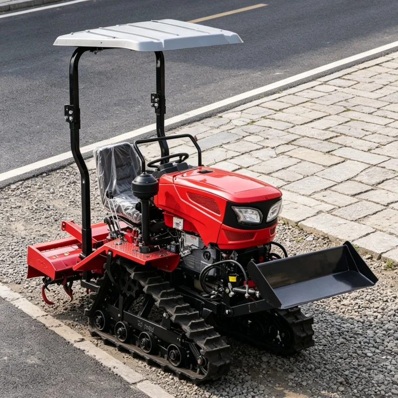 

Customized Dual CE & EMC Certified All-scenario Cultivator, Hot-selling Crawler Rotary Tiller, Farm Tilling Machinery