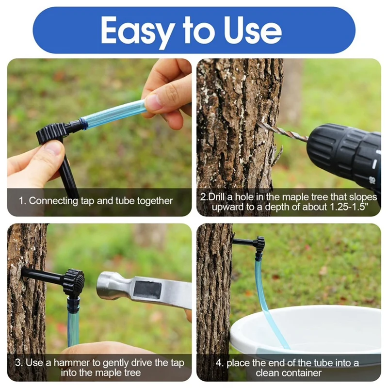 Maple Syrup Tapping Kit Maple Tap And Food Grade Dropper Extractor For Maple Syrup Supplies