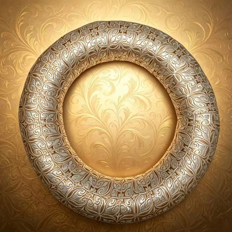 1 Pc Champagne Color Silk Brocade Cushion Pillow Yoga Tibetan Nepal Singing Bowl Mat Meditation Cushion Buddhism Sound Bowl Pad