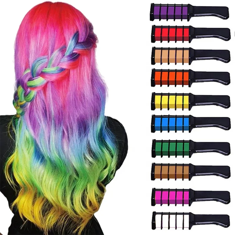 Best Price New hair dye comb Beauty Makeup Tool Washable Easy to clean Body Art Plastic Makeup Tools Multicolor Series Tint