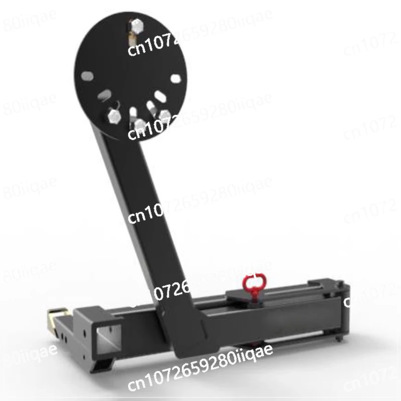 

Square Mouth Mounted Spare Tire Rack Trailer Bar Spare Tire Rack Car Spare Tire Rack with License Plate Frame