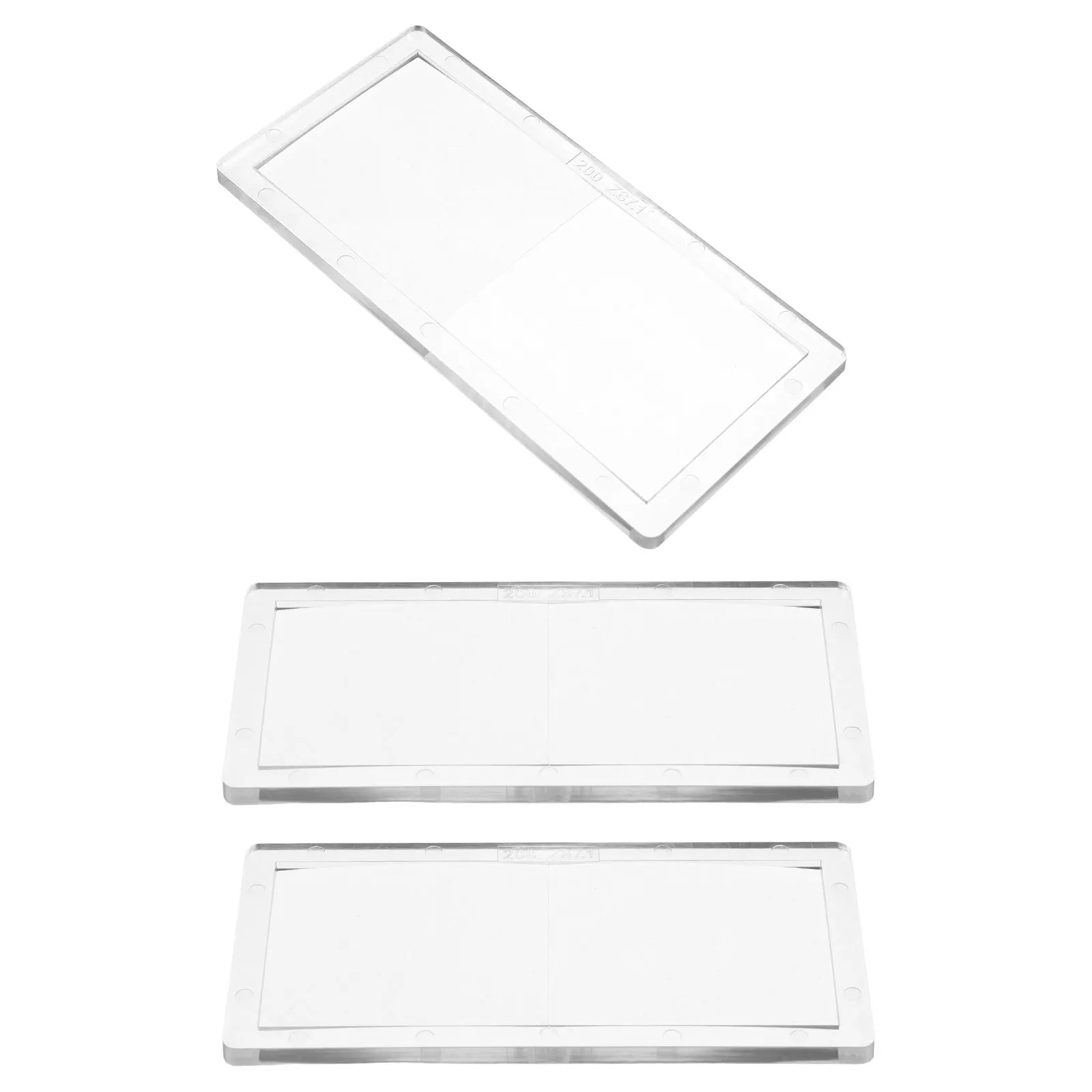 3 Pcs Welding Magnifying Glass Clear PC Material Reusable Replacement Lens for High Definition Lightweight