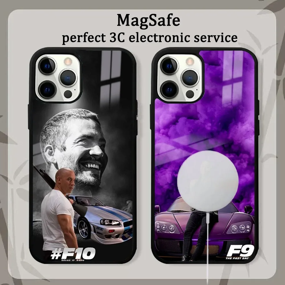 

F-Fasts and F-Furious Moive Phone Case For iPhone 15 14 13 12 11 Pro Max Plus Mini Mirror Magnetic Cover