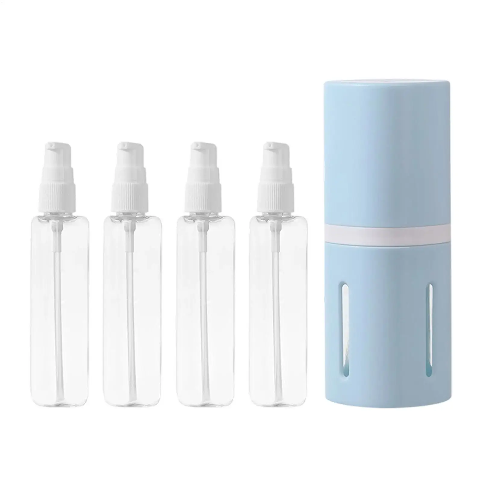 4 In 1 Travel Bottle Leak Proof Conditioner Lotion Storage Conditioner Travel 4 In 1 Pump Container For Airplane Hotel Gym