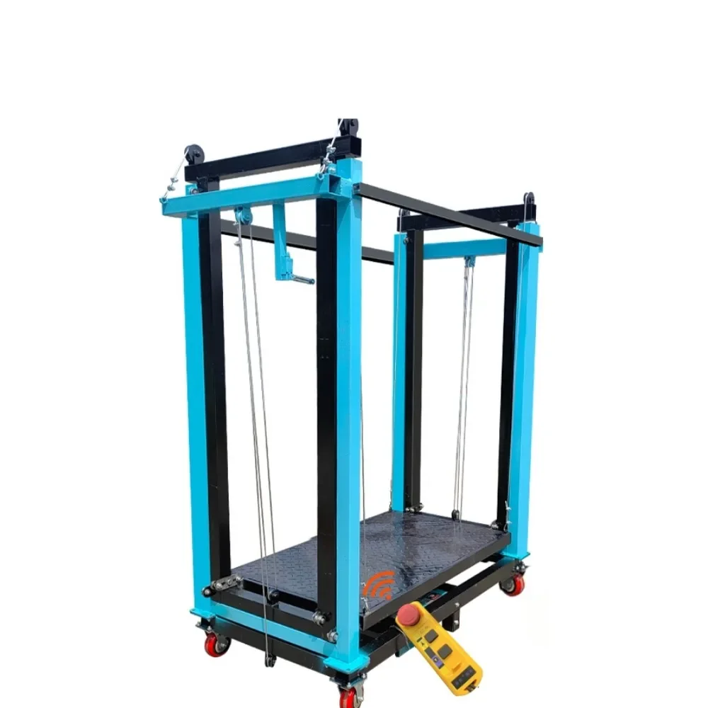 Electric lifting platform automatic remote control scaffolding