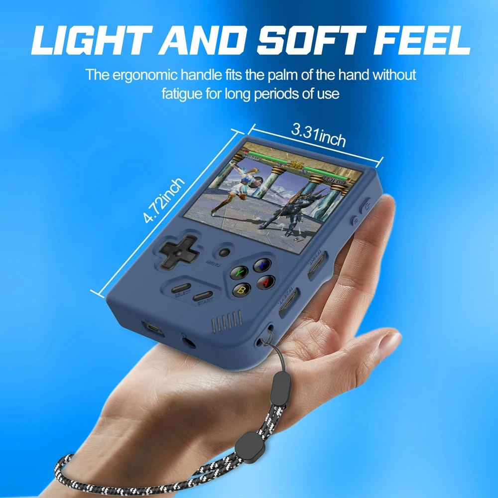 Rg35xx plus用シリコン保護カバー,ソフトケース,スリーブ,傷防止,ストラップ付き滑り止め,ゲーム機