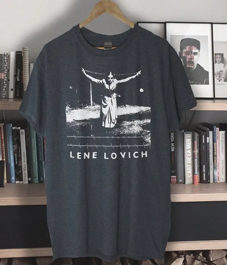 Lene Lovich T shirt screen print short sleeve shirt cotton