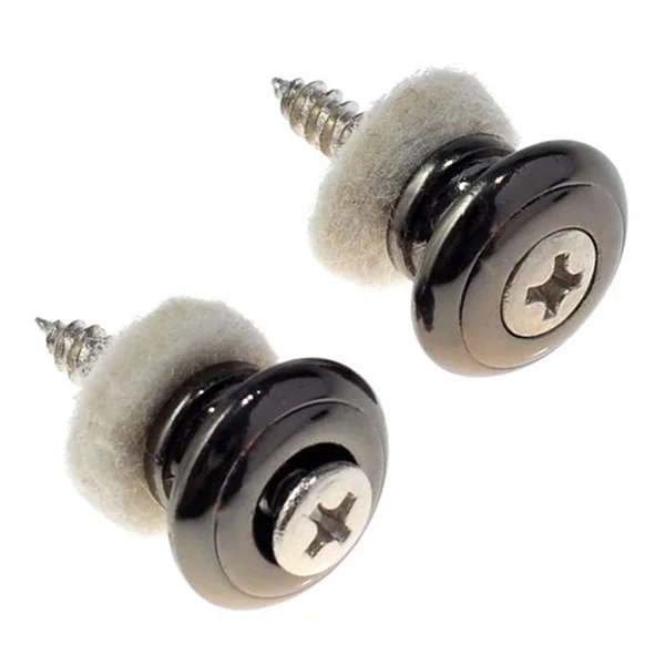 

2 Pcs Guitar Strap Buckle Watch Straps Buttons Mushroom Head Electric Mushrooms