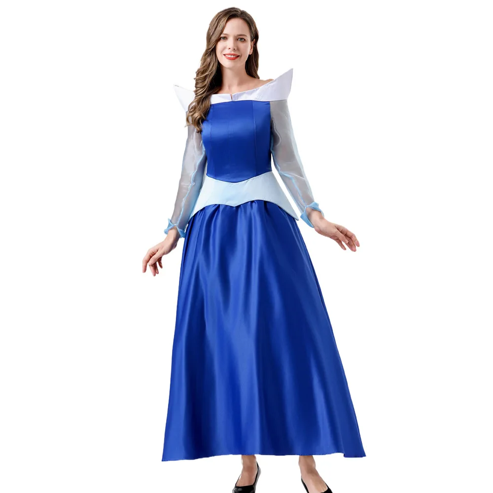 ثوب حفلة الهالوين S Beau Princ طويل Dr مرحلة الأداء زي الكبار الرقص الاسمية لعب الأدوار الملابس #1