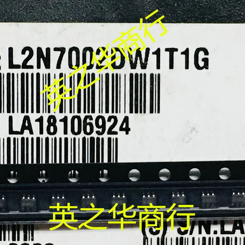Transistor SMD original, L2N7002DW1T1G SOT363, novo, 50pcs