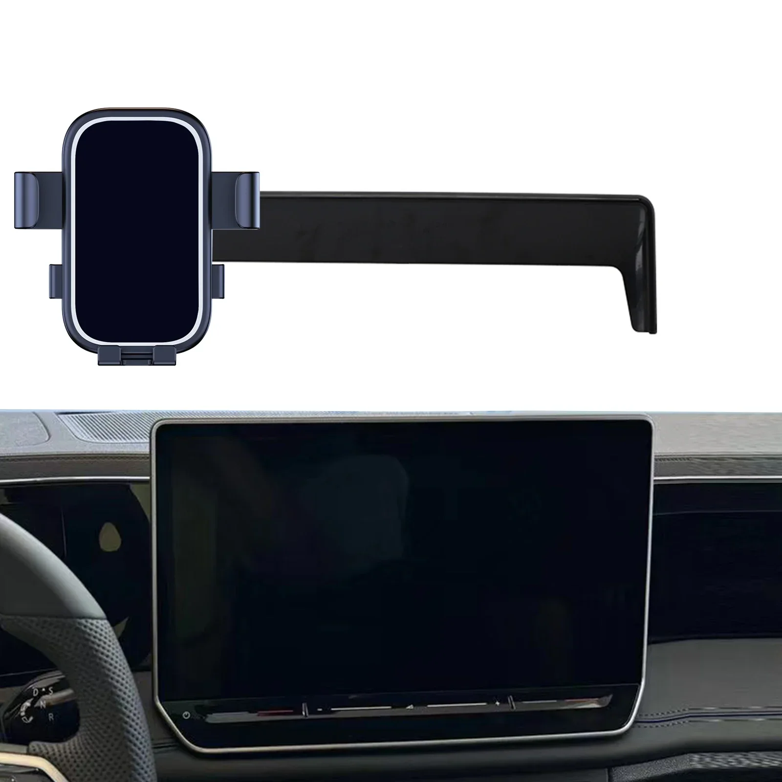 

for VW Tiguan 2024 2025 Gravity Car Phone Holder Screen Navigation Bracket Air Vent Cradles Phone Stand Mount