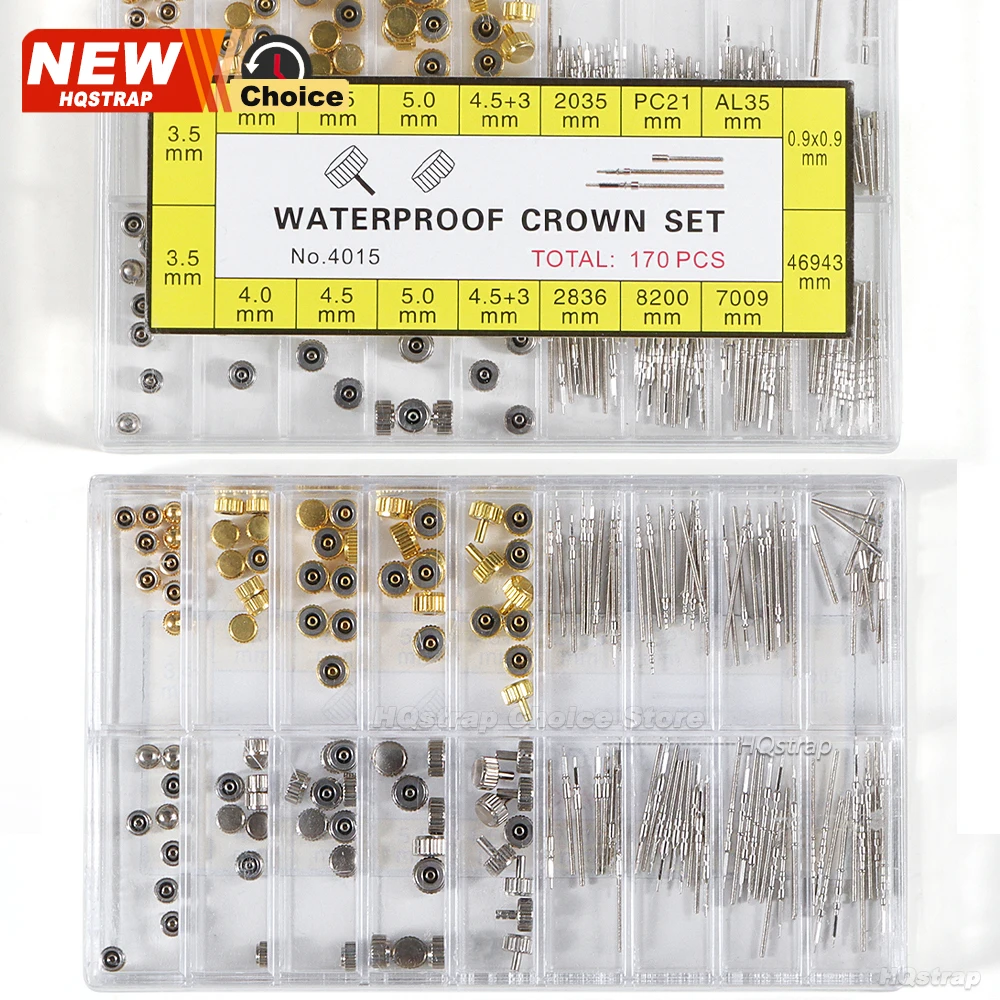 Watch Stem Extender + watch-crown Accessory Repairing Replacement Tool Kit  Watch Repair Tool Kit for Watchmaker Accessories