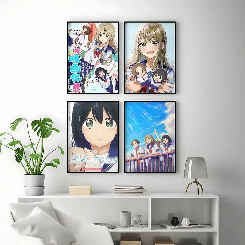 Romantic Anime Senpai is an Otokonoko Posters Premium Self-Adhesive No Residue Wall Sticker for Home Office Bar Decor