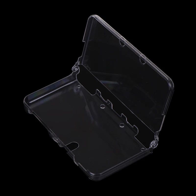 Capa protetora de pele dura shell para o novo 3DS Console, acessórios profissionais DIY, plástico, transparente, cristal, 1pc