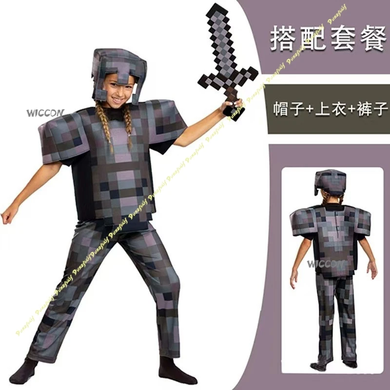 أزياء تنكرية للأولاد والأطفال M I ملابس خضراء جديدة باللون الرمادي نيسيي للأطفال St e Ve أداء شخصية عيد الميلاد والهالوين #5