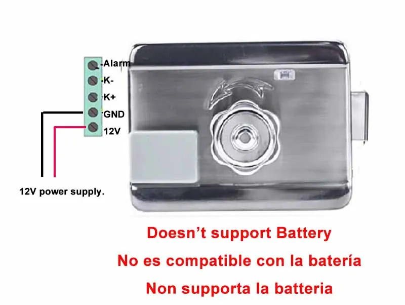 전자 모터 문짝 잠금 게이트 손목 밴드 팔찌, 지능형 실린더 잠금 장치, RFID 액세스 제어, 12V, 125Khz