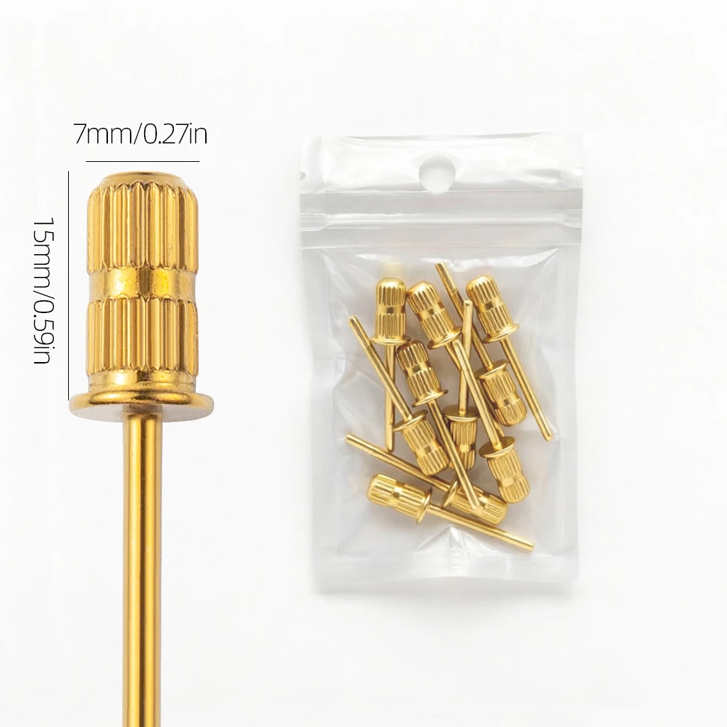 10pcs Nail Art Mandrel Bits 3/32\