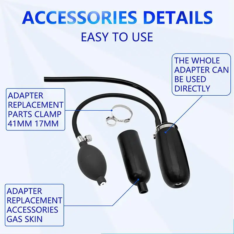 【CMO】Machine Quick Adapter Bladder Connector For Car Smoke Leak Detector Diagnostic Tool Airbag Accessory SDT206