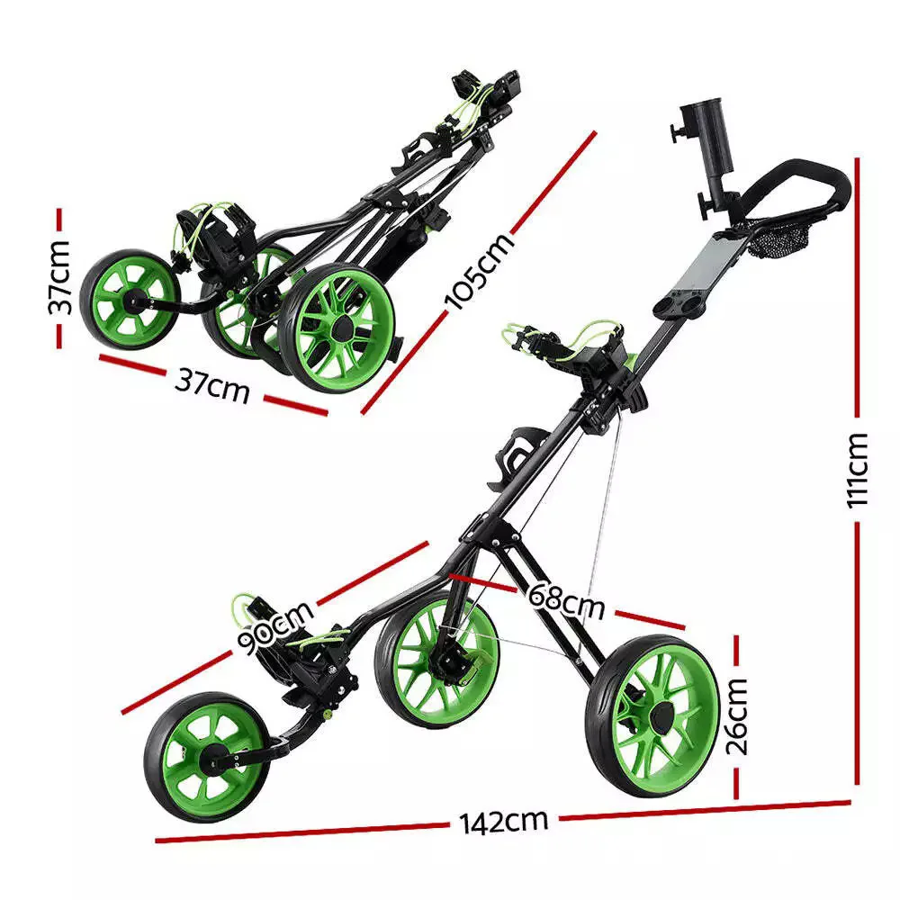 ZAIQU  High Quality Mini Folding Golf Electric Trolley Foldable Push Cart Lightweight Golf Scooter for Sale