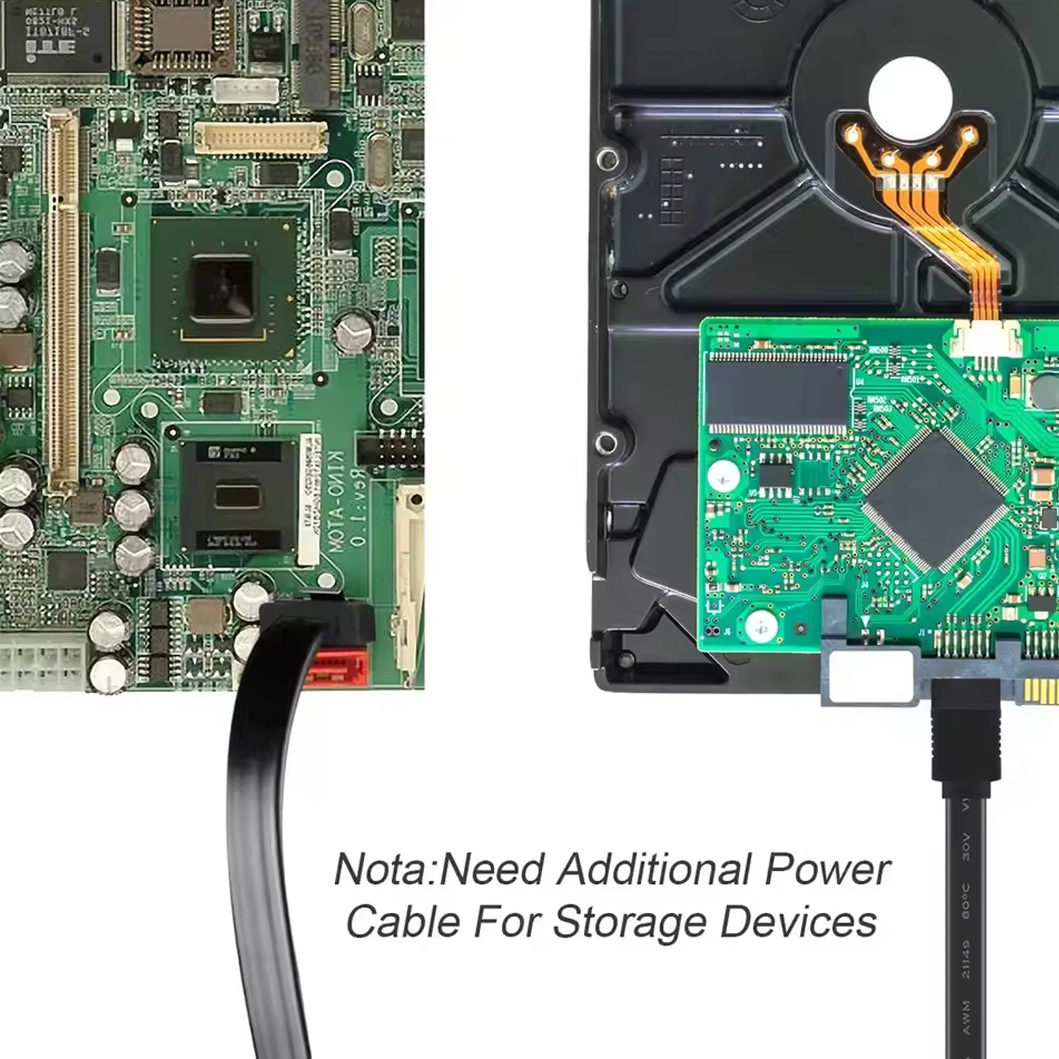 كابل SATA3.0 مستقيم للكوع 90 درجة مع مزلاج قفل لسائق HDD/SDD/SSD/CD سلك بيانات القرص الصلب المرن SATA3.0