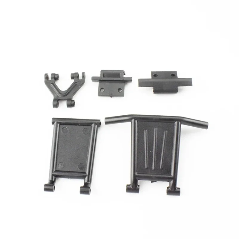 

1 комплект для Wltoys 124018 1/12 обновленные детали для автомобиля на радиоуправлении передний и задний бампер на радиоуправлении Противоударная балка запасные аксессуары