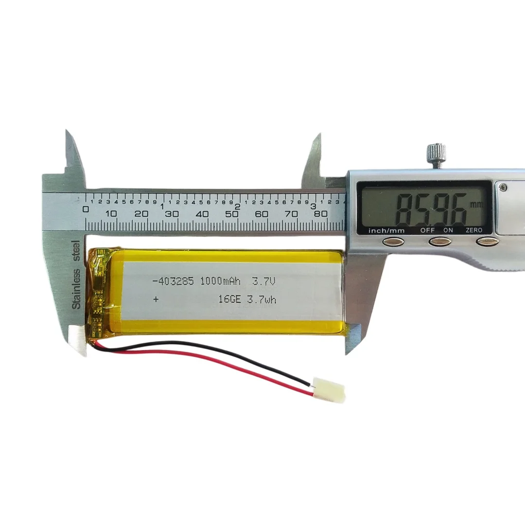403285 Compatible with 403085 453085 1000mAh Lithium Battery for Bluetooth Keyboard and Bluetooth Speaker