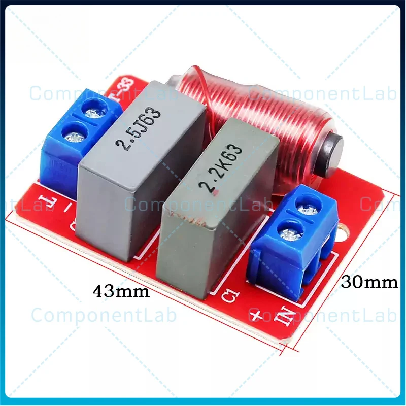 2-8PCS for 80W Pure Treble Crossover Board HiFi Grade Universal DIY Divider for Car Home Speaker