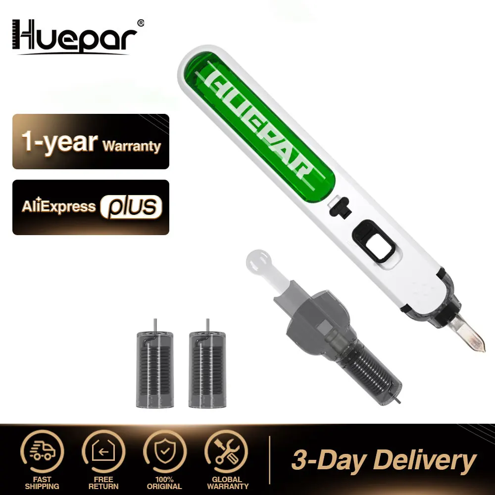 Huepar Cordless Soldering Iron Tool Welding Pen Portable Electrical Soldering Tool USB 5V 2000mAh 3 Second Heat Up Soldering Gun